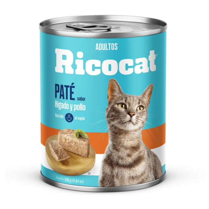 Ricocat Paté Hígado y Pollo – Alimento para gatos