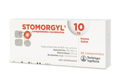 STOMORGYL 10 mg blister x 10 pastillas