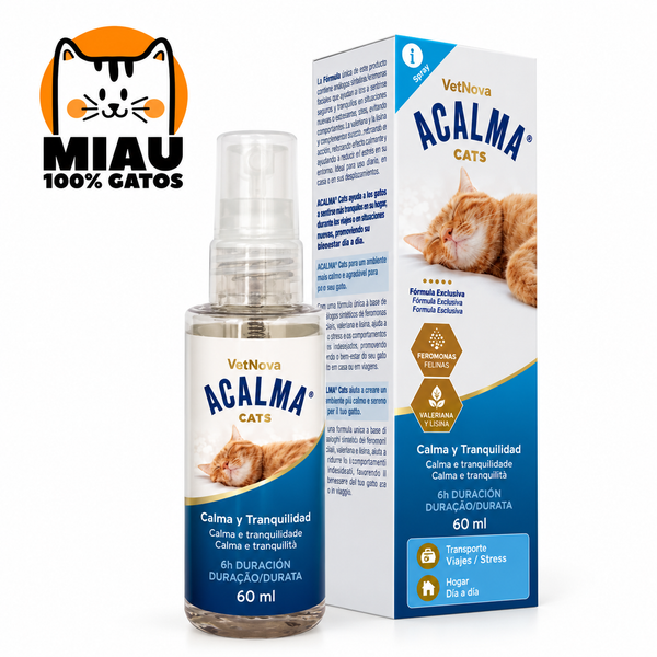 ACALMA SPRAY 60ML – FEROMONAS PARA GATOS
