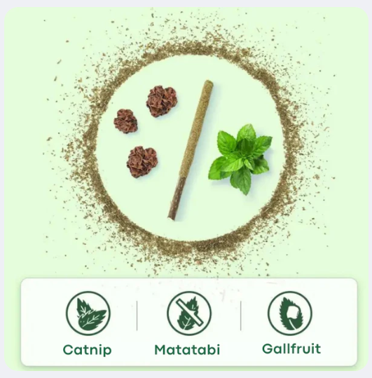 PACK PALITOS DE MATATABI CON CATNIP