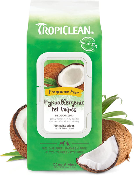 TOALLITAS HÚMEDAS PARA GATOS TROPICELAN