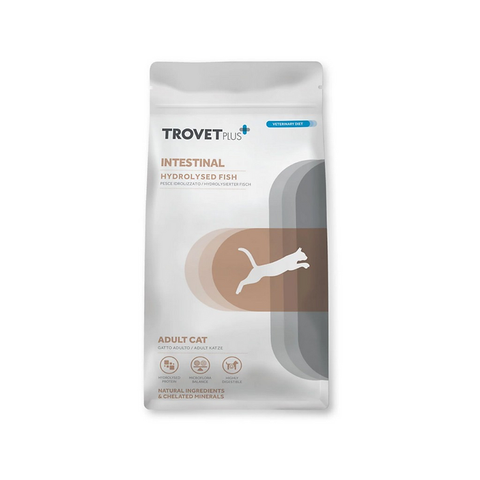 TROVET PLUS GATO ADULTO INTESTINAL PESCADO HIDROLIZADO VETERINARY DIET 1.2 KG
