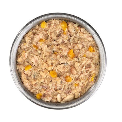 LATA TIKI CAT SILVER ATUN Y CABALLA EN CALDO DE ATÚN 68 GR
