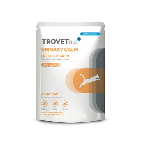 SACHET TROVET PLUS URINARY CALM POLLO FRESCO GATO ADULTO 85 GR