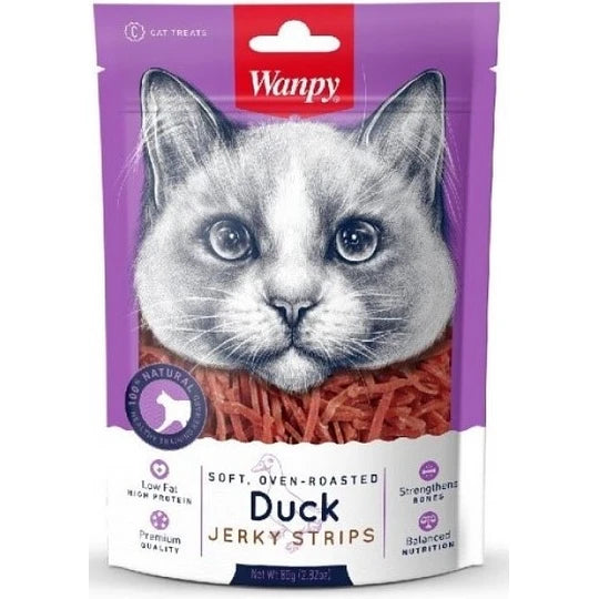 WANPY SNACK PARA GATOS JERKY STRIPS
