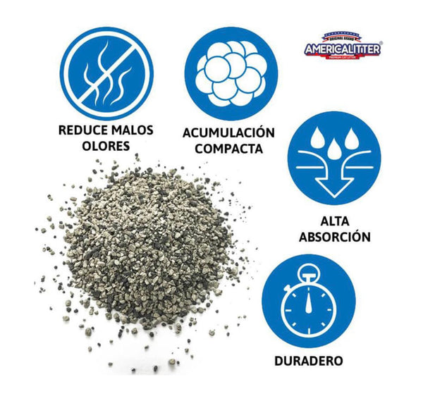 ARENA PARA GATOS AMERICA LITTER ULTRA ODOR SEAL 7 KG
