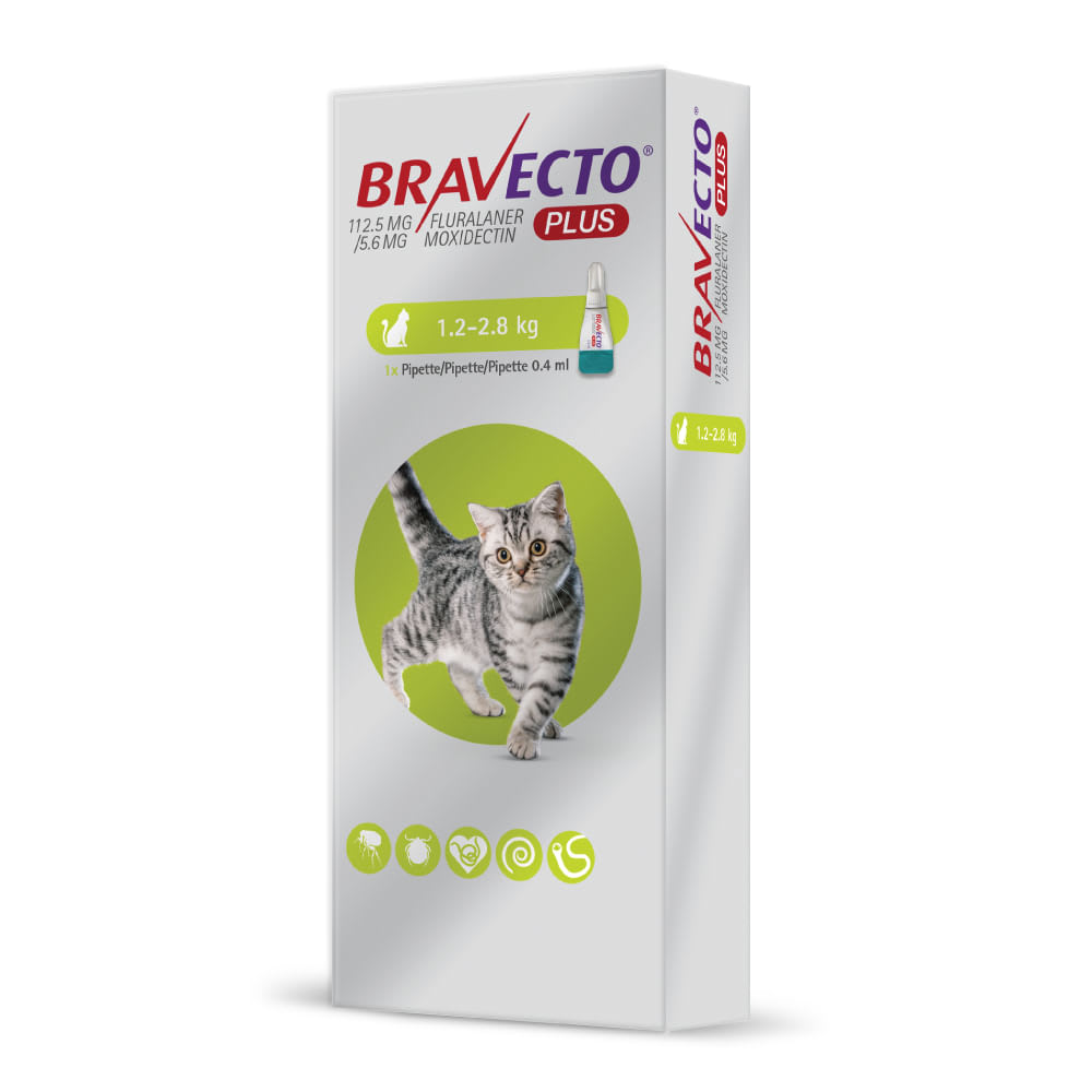 BRAVECTO PLUS - 1.2KG - 2.8KG