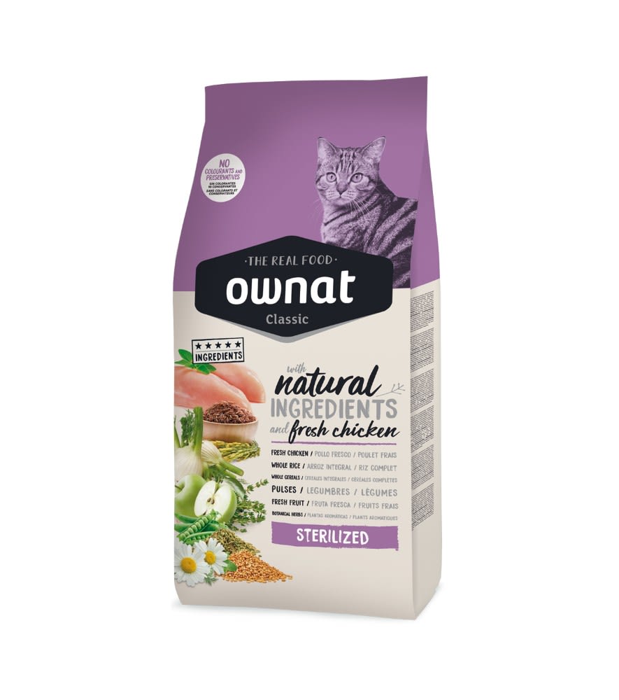 OWNAT - ALIMENTO PARA GATOS ESTERILIZADOS