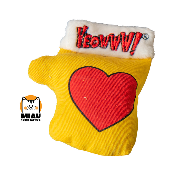 YEOWWW! KITTEN MITTEN RELLENO 100% CATNIP ORGÁNICO
