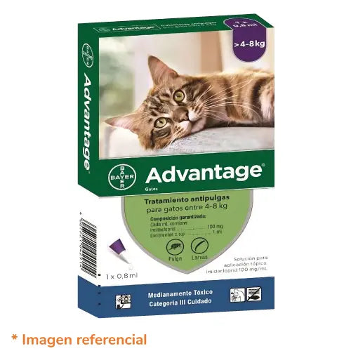 PIPETA ANTIPULGAS ADVANTAGE PARA GATOS