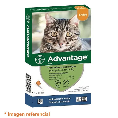 PIPETA ANTIPULGAS ADVANTAGE PARA GATOS