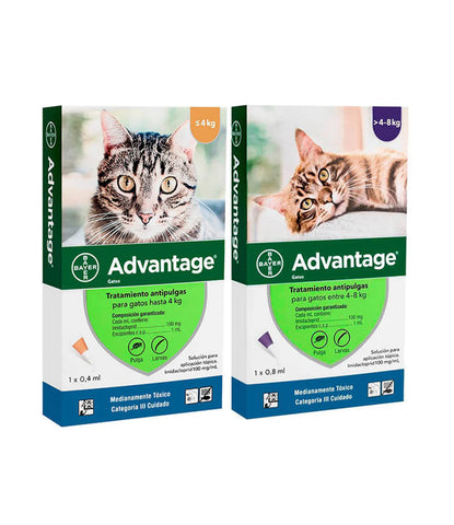 PIPETA ANTIPULGAS ADVANTAGE PARA GATOS