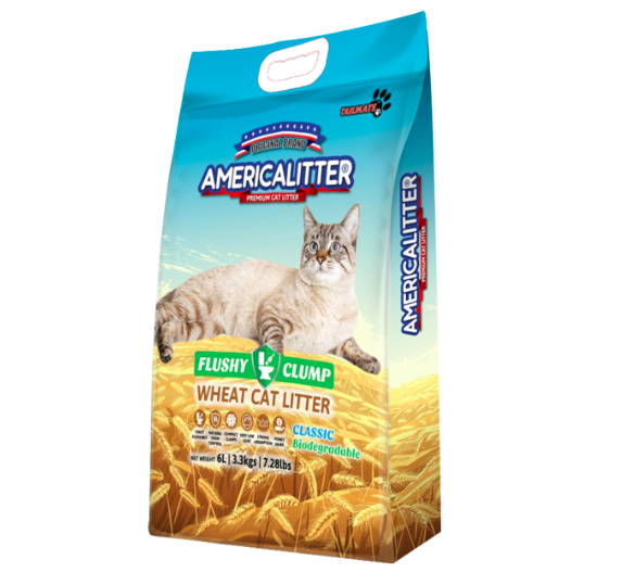 AMERICA LITTER - FLUSHY CLUMP 6.35 KG