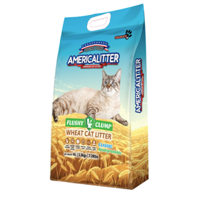AMERICA LITTER - FLUSHY CLUMP 6.35 KG