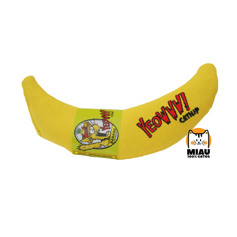 BANANA YEOWWW CATNIP - RELLENO 100% DE CATNIP
