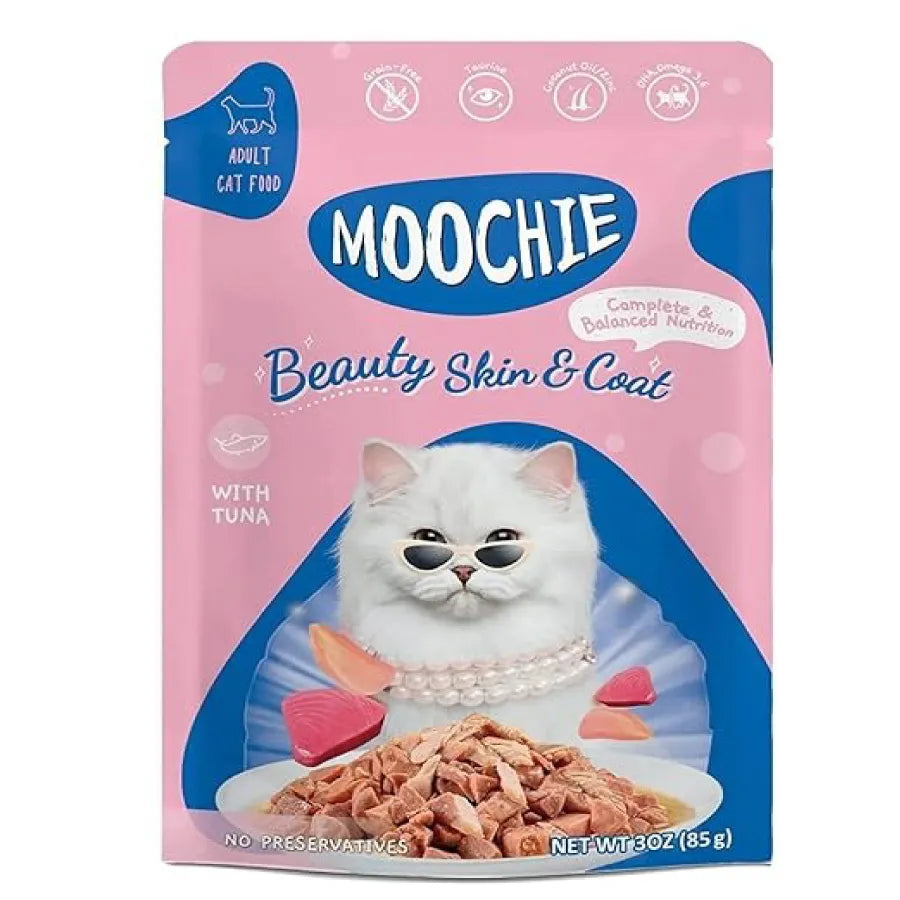 MOOCHIE TROZOS BEAUTY SKIN & COAT CON ATÚN