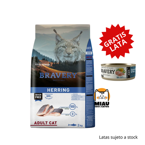 BRAVERY HERRING (ARENQUE) GATO ADULTO 2KG