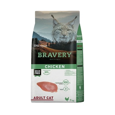 BRAVERY POLLO - GATO ADULTO 2 KG