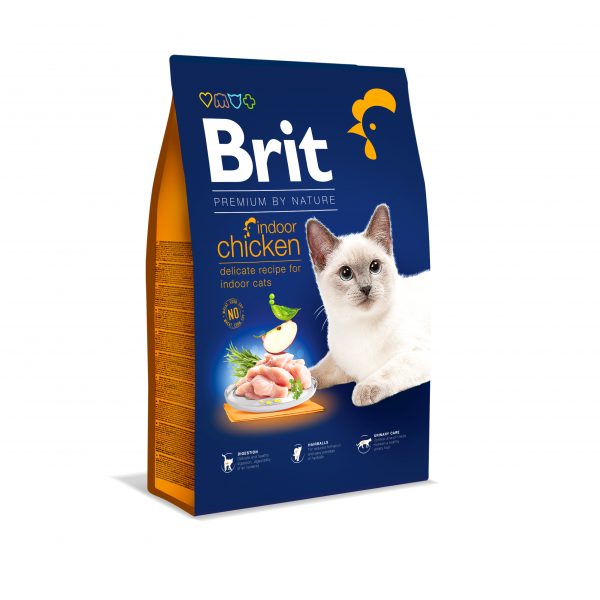 BRIT PREMIUM GATO ADULTO INDOOR - 8 KG