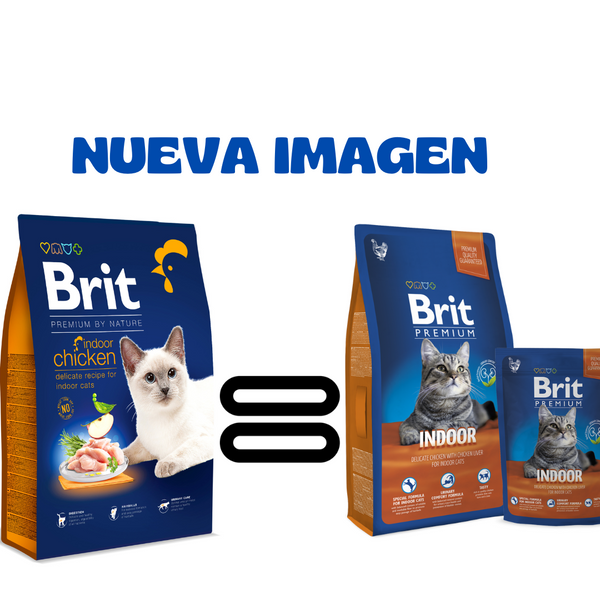 BRIT PREMIUM GATO ADULTO INDOOR - 8 KG