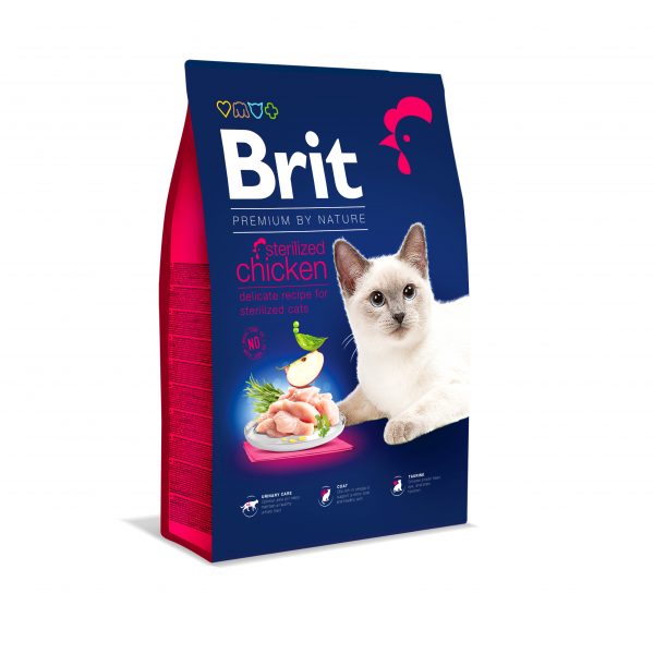 BRIT PREMIUM GATO ESTERILIZADO - 8 KG