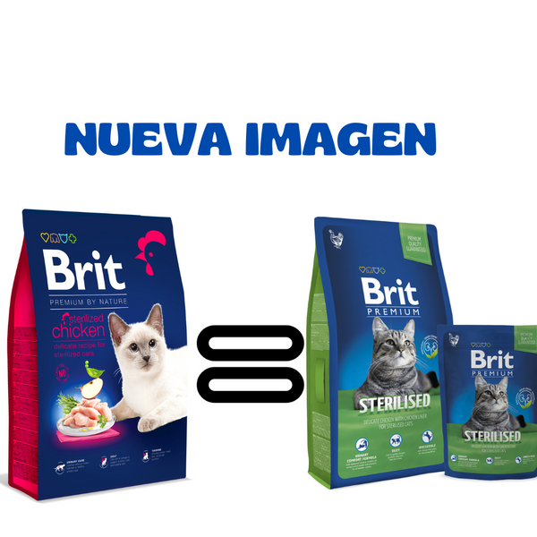 BRIT PREMIUM GATO ESTERILIZADO - 8 KG