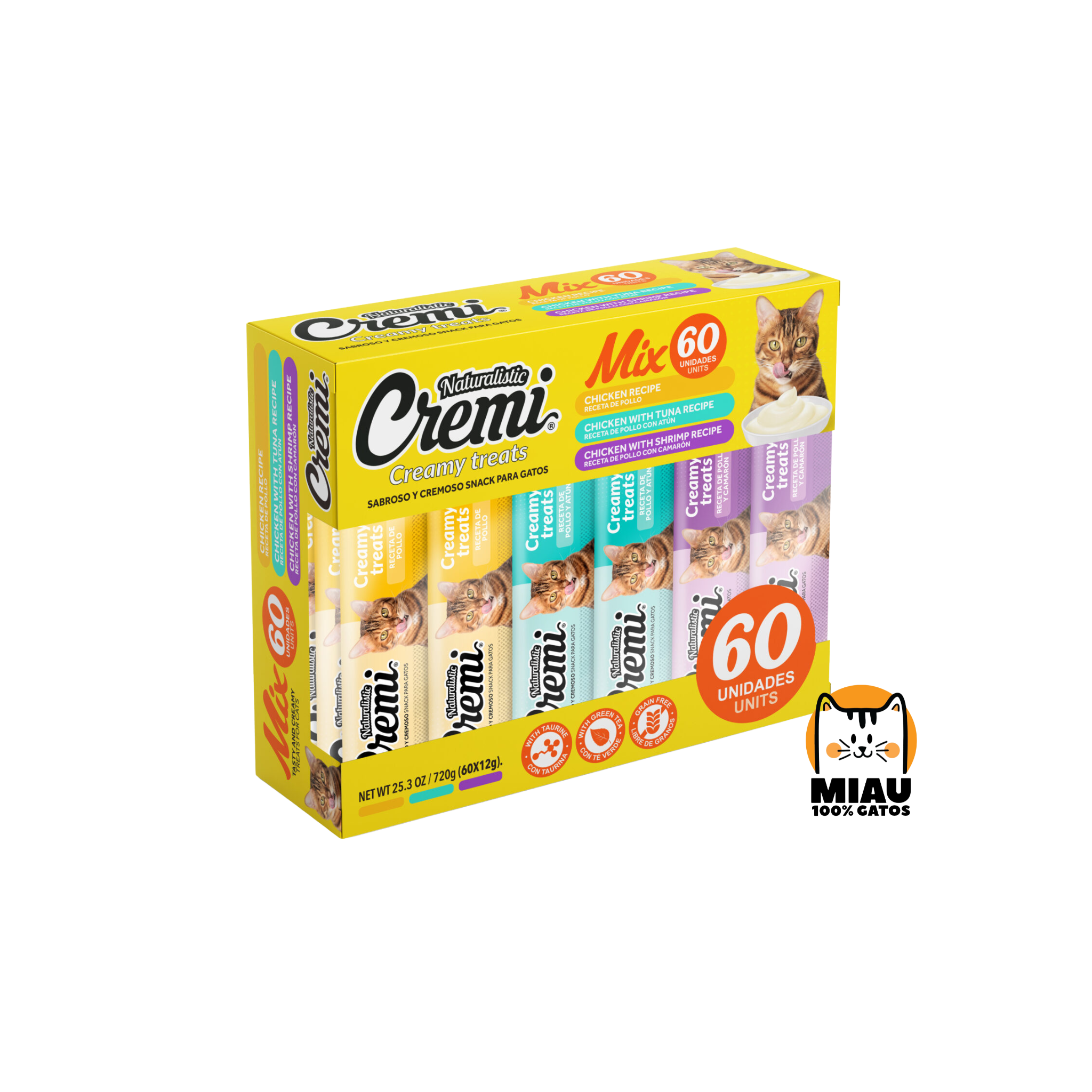 CREMI BOX POLLO MIX - 60 TUBOS