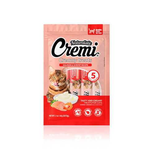 CREMI RECETA DE SALMÓN Y CAMARÓN