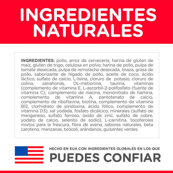 ALIMENTO HILLS ADULTO PERFECT WEIGHT 1.6 KG
