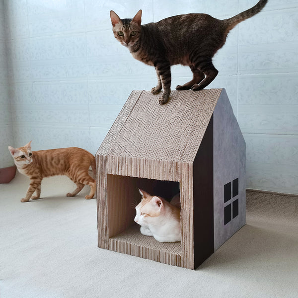 MEGA CASA RASCADOR PARA GATOS