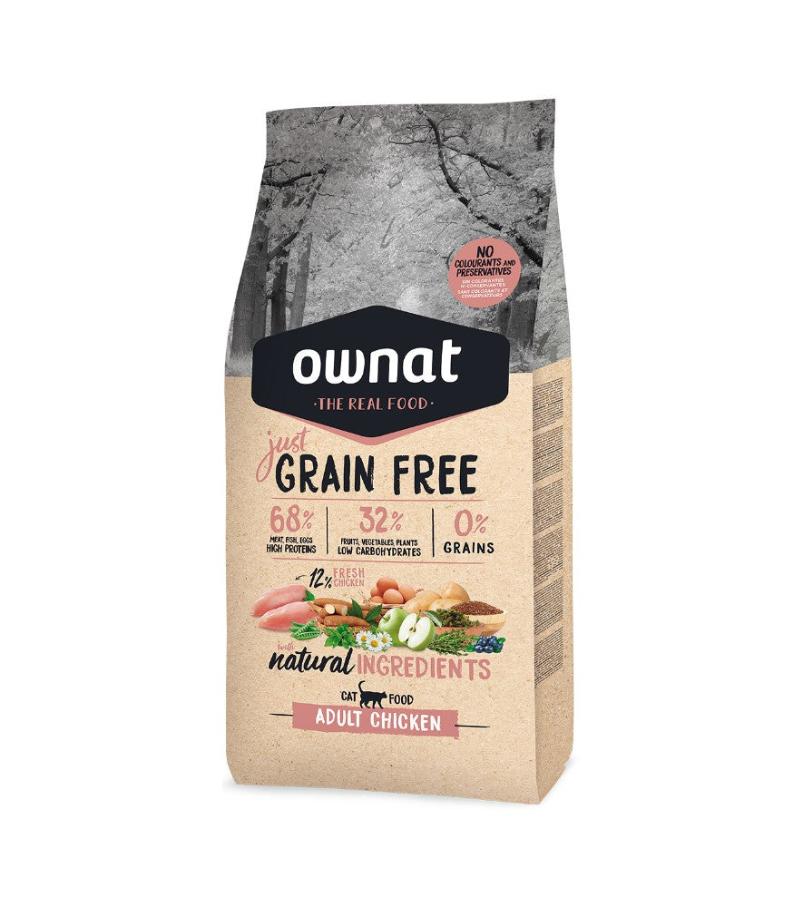 OWNAT - ALIMENTO PARA GATOS GRAIN FREE GATO ADULTO POLLO