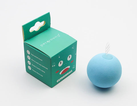 PELOTA CON SONIDO Y CATNIP CATDRIBALL