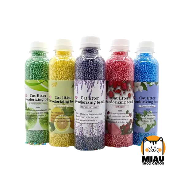 PERLAS DEODORIZANTES PARA ARENA DE GATO