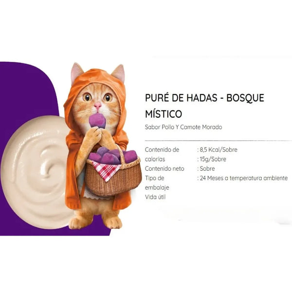 MOOCHIE – PURÉ DE HADAS SABOR POLLO CON CAMOTE MORADO