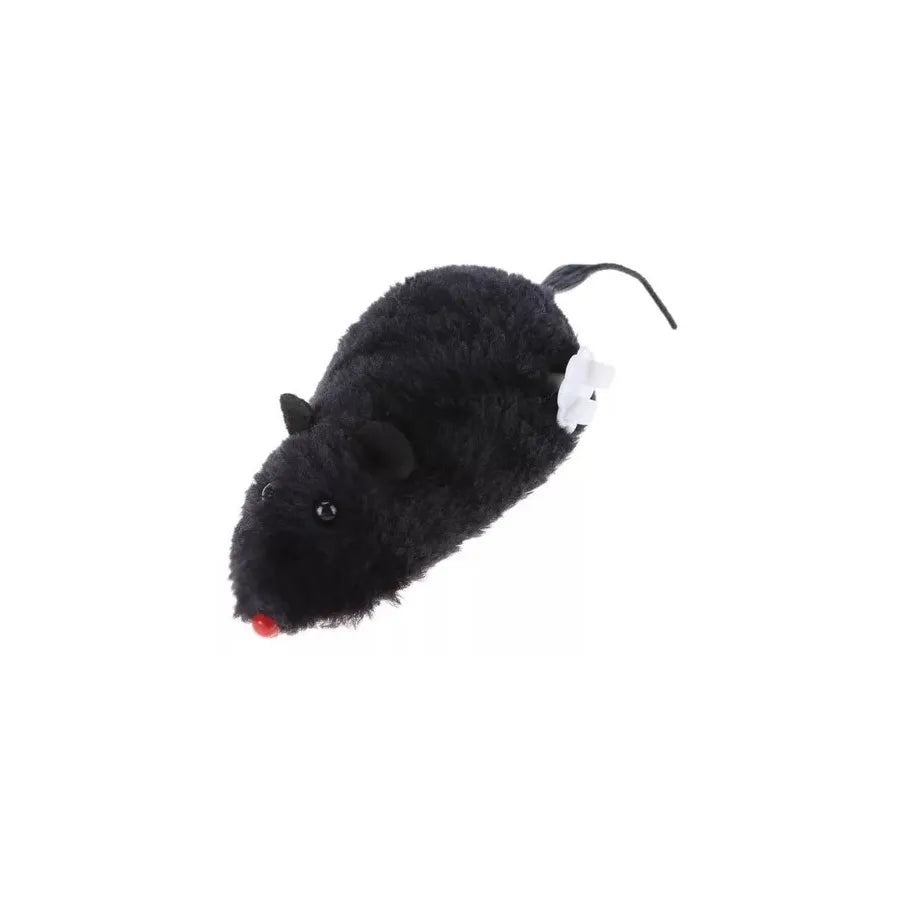 JUGUETE RATON PELUCHE A CUERDA