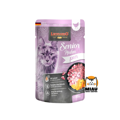 LEONARDO - PURO POLLO SENIOR  85 GR