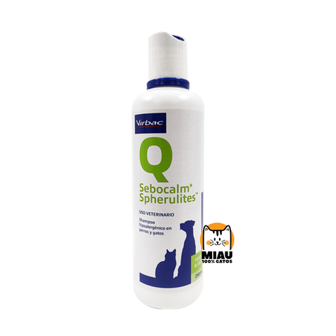 VIRBAC SEBOCALM® SPHERULITES™ – SHAMPOO SUAVE PARA PERROS Y GATOS