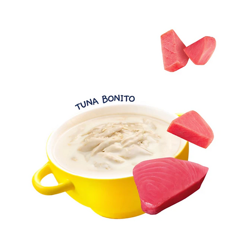 SOPITAS CREMOSAS MOOCHIE PARA GATO CON ATÚN Y BONITO 40 GR.
