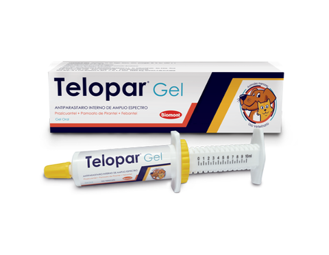 TELOPAR GEL ANTIPARASITARIO GATOS - JERINGA X 5 ML