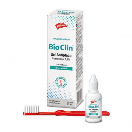 BIO CLIN GEL ANTIPLACA PARA GATOS - CLORHEXIDINA 0.2%