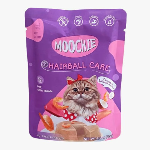 MOOCHIE  PATE HAIRBALL CARE CON GAMBAS