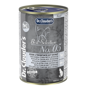 Dr. Clauder's - Best Selection Adult No. 05 Pollo y Atún c/ Espinaca 400 gr