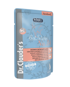 Dr. Clauder's - Best Selection Esterilizado No. 34 Pollo y Salmón c/ Algas