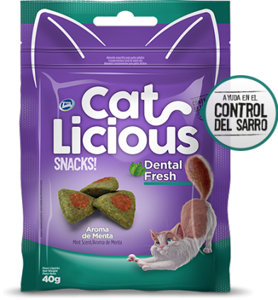 SNACK PARA GATOS CATLICIOUS DENTAL FRESH