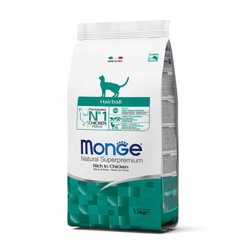 MONGE GATOS ADULTO HAIRBALL CONTROL 1.5 KG