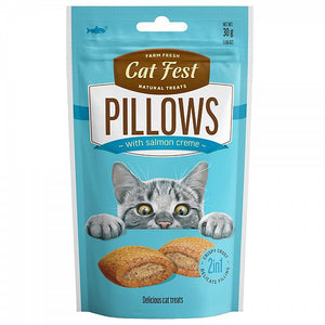 CAT FEST PILLOWS CON CREMA DE SALMON