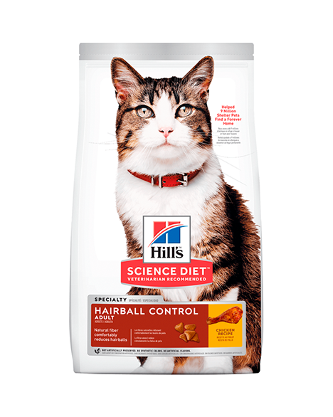 ALIMENTO HILLS SD FELINE ADULTO HAIRBALL CONTROL