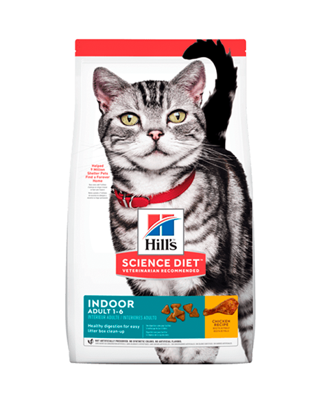 HILLS ALIMENTO PARA GATOS INDOOR ADULTO 1-6 AÑOS