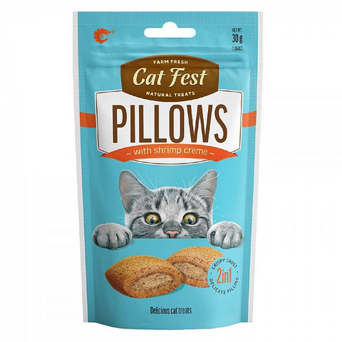 CAT FEST PILLOWS CON CREMA DE CAMARÓN