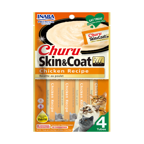 CHURU SKIN & COAT POLLO